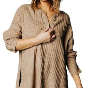 Free People Around The Clock Tunic Jumper Sz Large